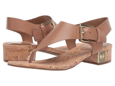 michael kors london leather sandals admiral|London Saffiano Leather Sandal .